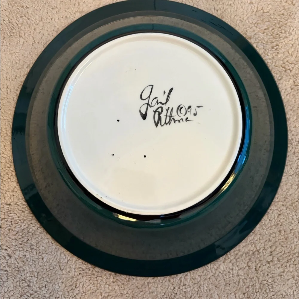 Gail Pittman Hollylujah Large Round‎ Serving Bowl 12 1/2